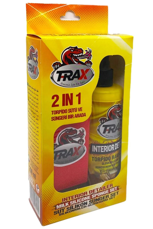 TRAX Torpido Bakım Sütü Ve Sünger 2 Li Set